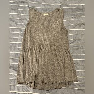 Anthropologie Heather Gray Tank Top